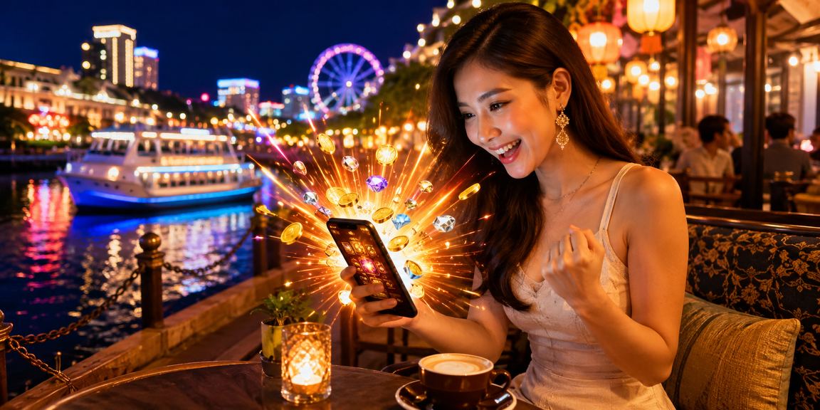 Proses deposit dan semakan bonus VIP di Johor Bahru menggunakan aplikasi 55100