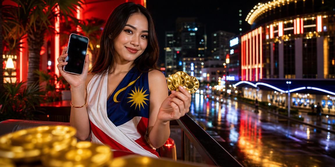 Pemain menikmati kasino mudah alih di Johor Bahru