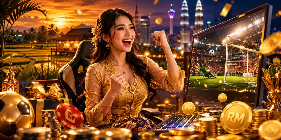 Pengguna wanita menikmati taruhan sukan dalam talian di Kedah menggunakan telefon pintar