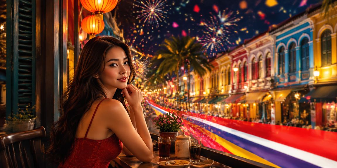 Pengguna wanita menikmati permainan jackpot dalam talian yang selamat di Pulau Pinang