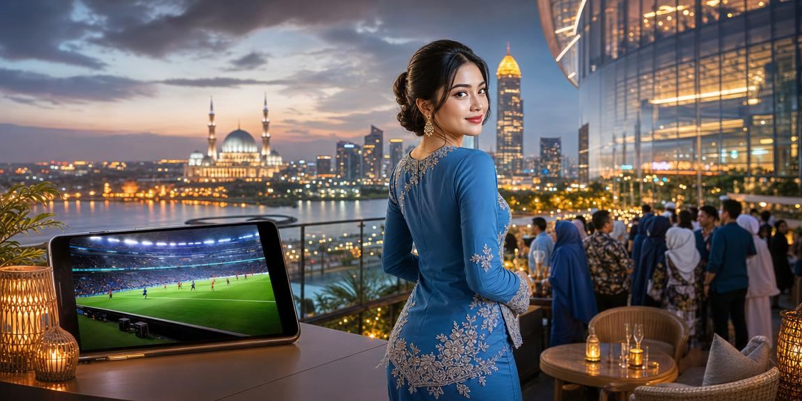 Peminat bola sepak menonton perlawanan dan membuat taruhan di Selangor